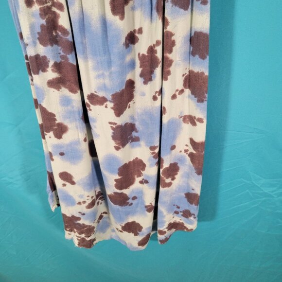 Angie Womens Tie-Dye Rayon Ruffle Sleeve Dress Size L - Picture 8 of 8